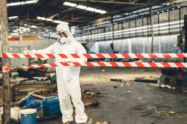 Professional Crime Scene Cleanup technician working in Newark, NY